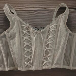 Victoria's Secret Cream Lace Corset